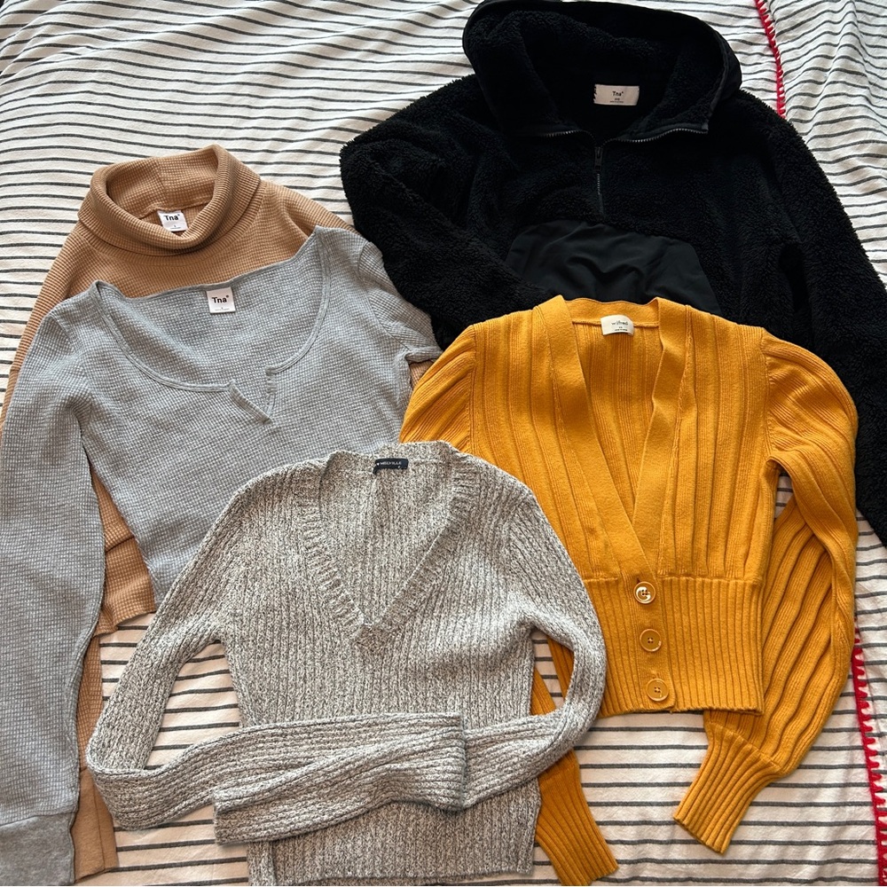 Aritzia cropped spring bundle